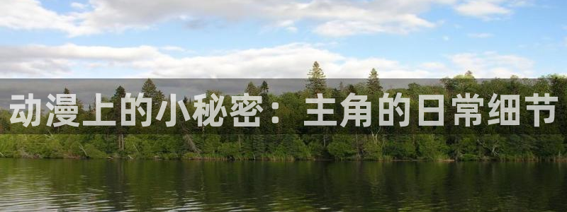 acg动漫 网站：动漫上的小秘密：主角的日常细节